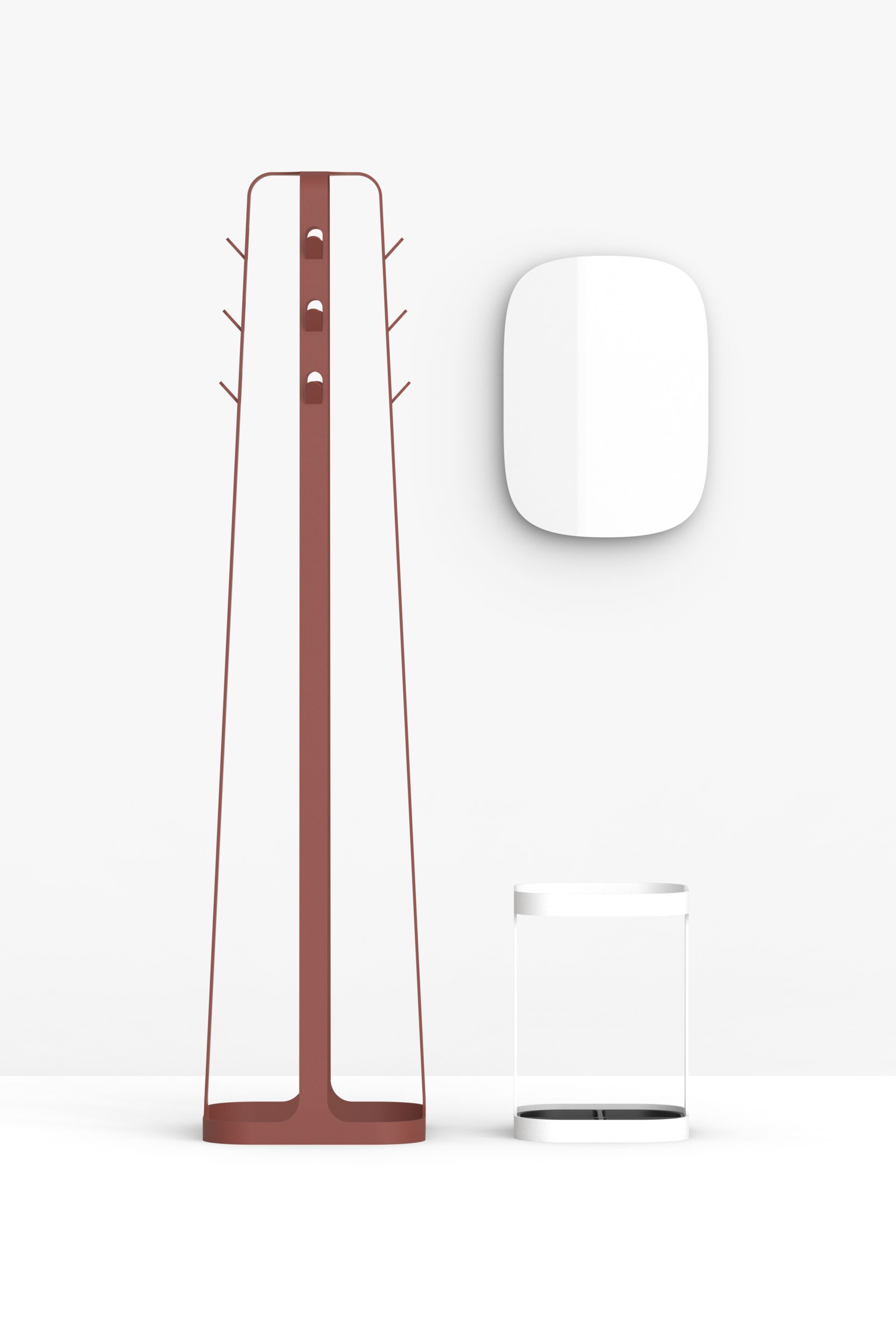 Стальная напольная вешалка с порошковым покрытием FUNCTIONALS DODICI ARCH-00028160 - Вид №7