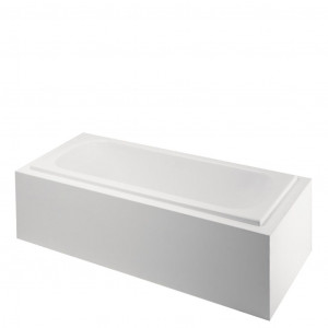 CLAT6L Классическая прямоугольная ванна размером 71 x 33 x 20 дюймов с левосторонним воздуховодом и сливом на конце Waterworks