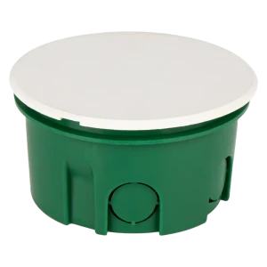 Распределительная коробка скрытая Systeme Electric 70x70x40 мм 8 вводов IP20 цвет зёленый IMT351201