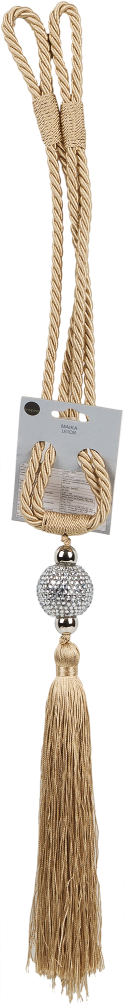 82324653 Подхват Maika, 610 мм, полиэстер, цвет золотой STLM-0024577 INSPIRE  - Вид №2