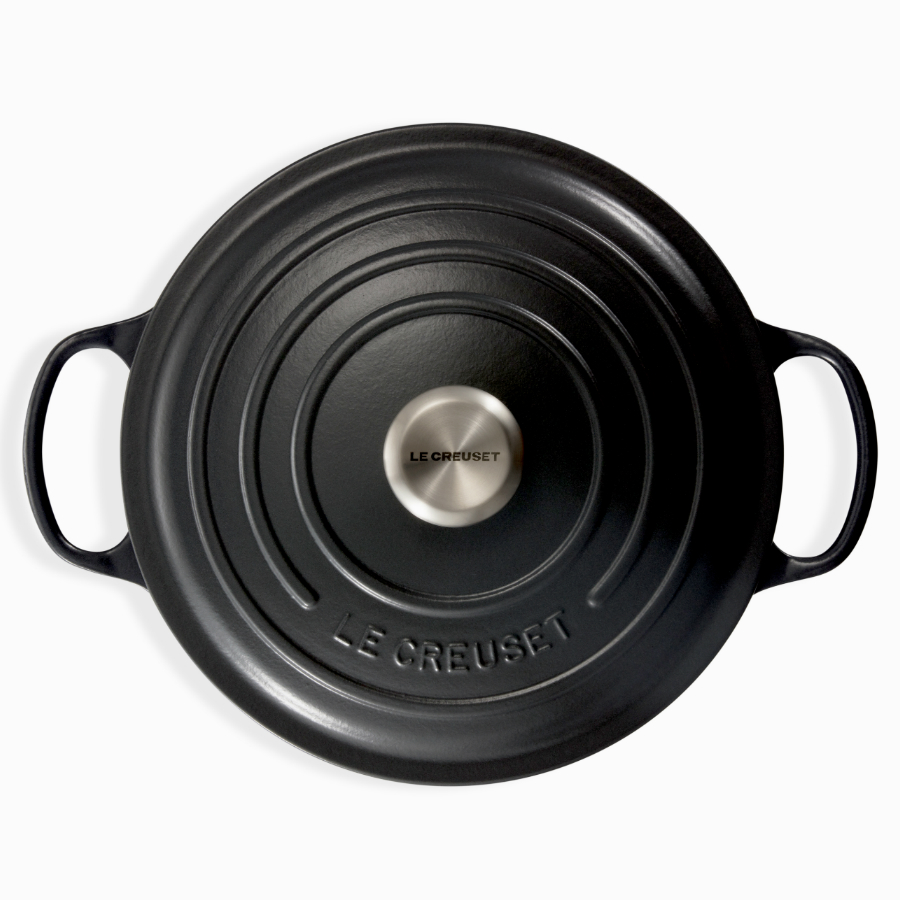 Кастрюля чугунная Le Creuset, Ø24 см, черная 21177240000430 - Вид №5