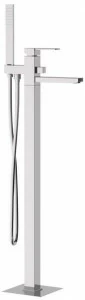 Remer Rubinetterie Смеситель для ванны напольный с ручным душем Qubika Q08