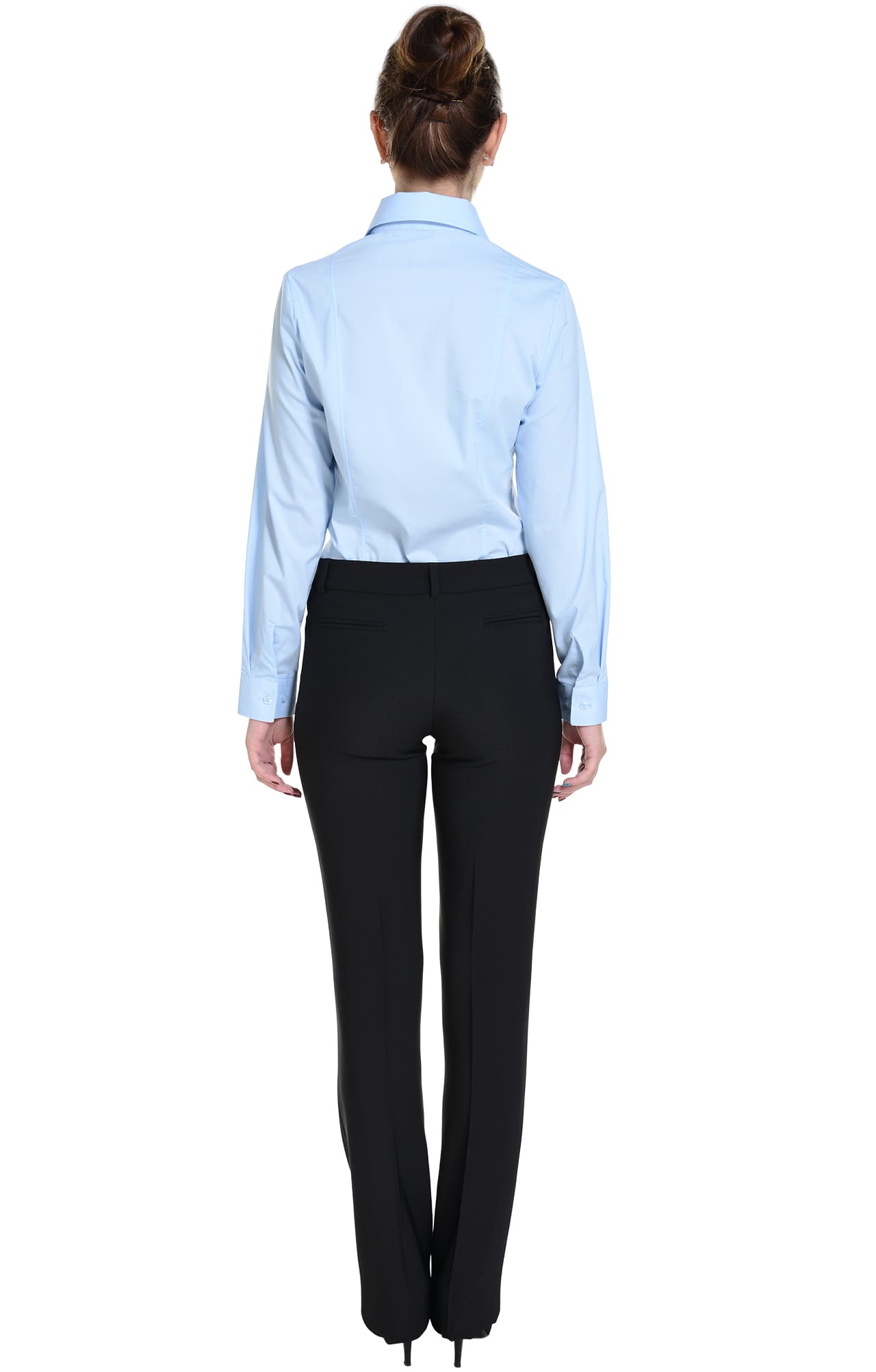 62503 Рубашка женская  sky blue El-Risto  Корпоративная одежда  размер 40 (XS)  - Вид №6