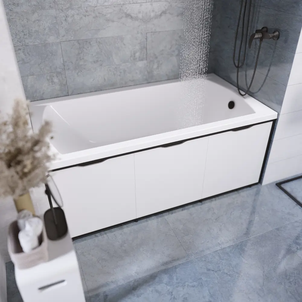 Экран под ванну 1Marka Urban откидной 54x150 см цвет супер айс белый STLM-2158375 - Вид №7