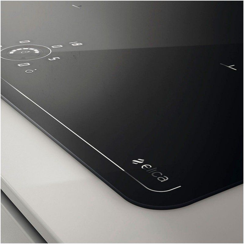 LIEN DIAMOND 805 BL-PRF0102888 Индукционные варочные панели / индукционная, .stream.стеклокерамика, индукционная, 80см, сенсорное слайдерное управление , wireless connectivity , bridge zones, pot detector , черный Elica  - Вид №1