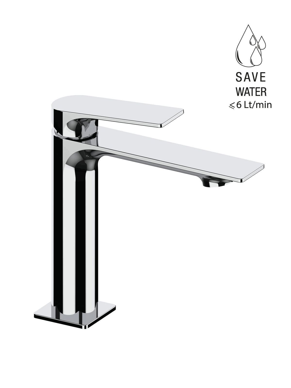 Однорычажный смеситель для раковины без слива Rubinetterie Frattini Narciso ARCH-00051367 - Вид №13