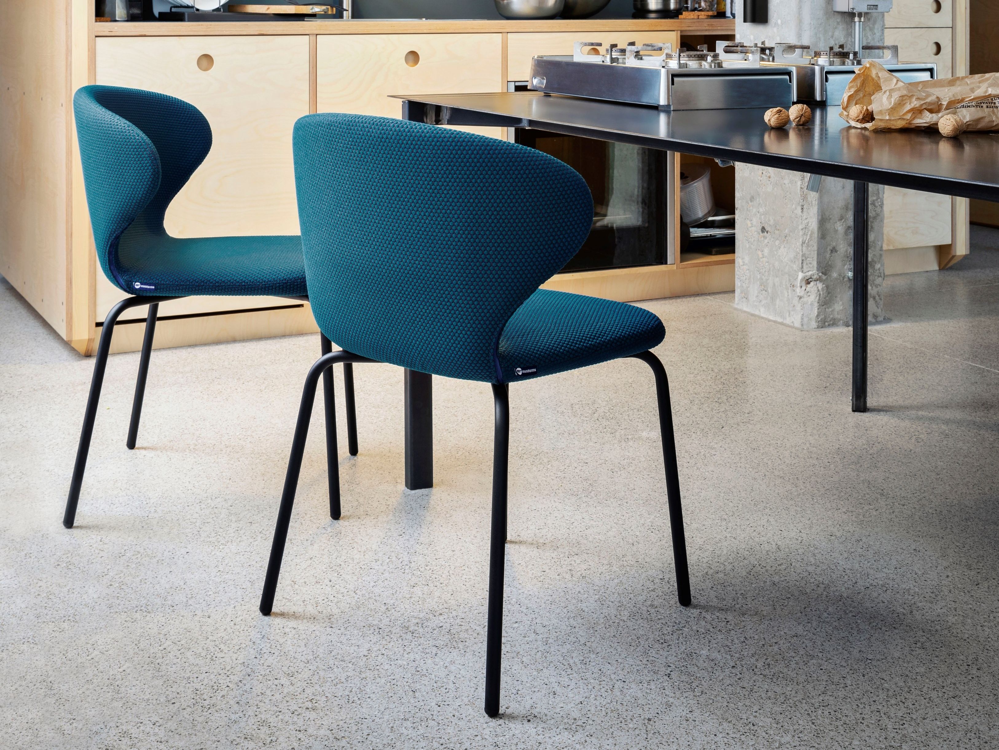 Мягкий тканевый стул с подлокотниками Miniforms MULA ARCH-00091082 - Вид №1