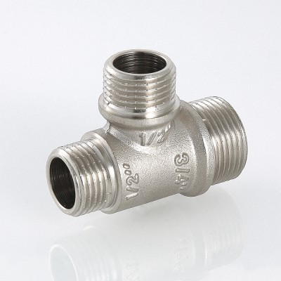 VTr.131.RN.050405 Фитинг резьбовой – тройник переходной c наружной резьбой Valtec 3/4" х 1/2" х 3/4"  - Вид №3