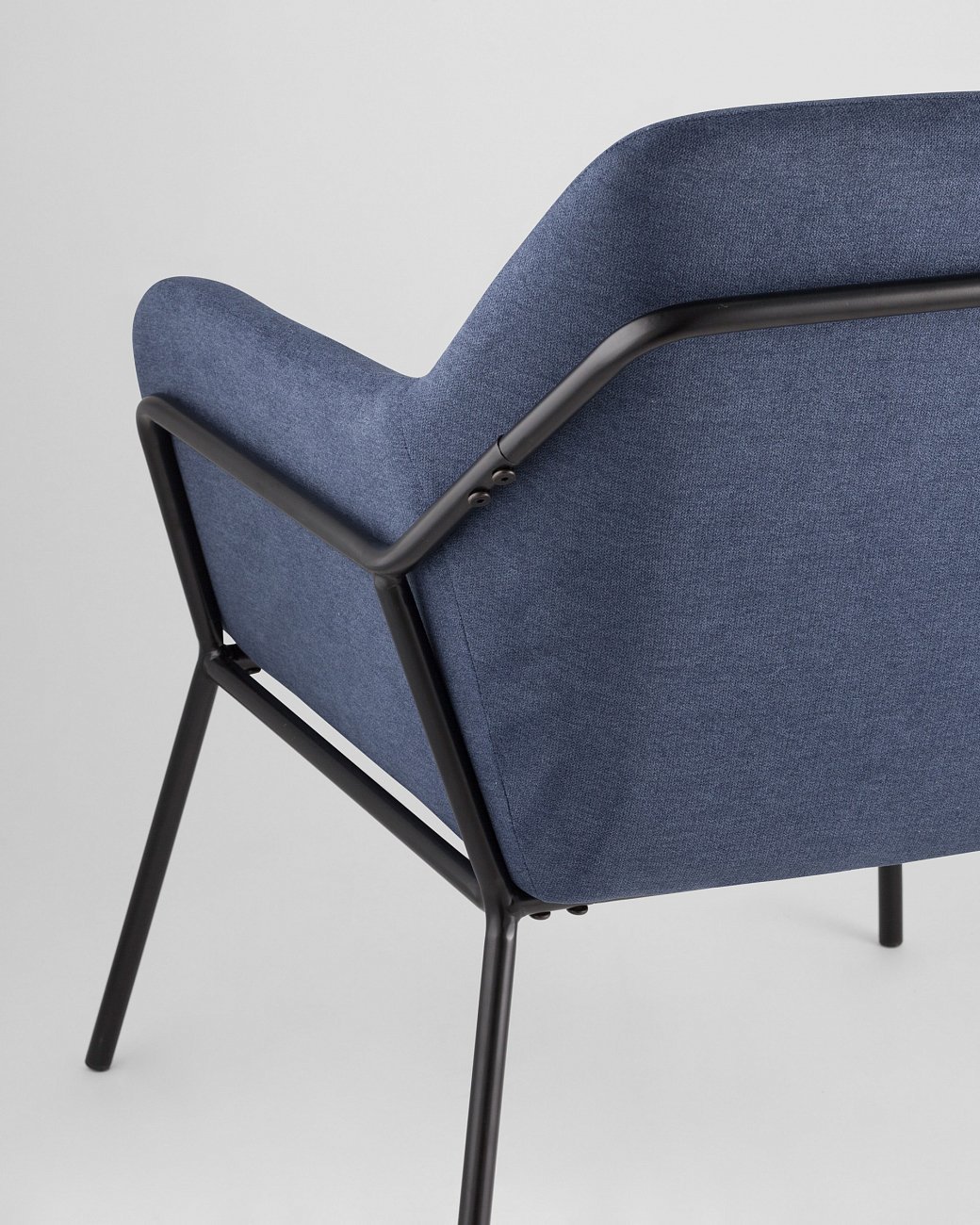 Кресло с мягкими подлокотниками синее "Шелфорд" STOOL GROUP ДИЗАЙНЕРСКИЕ 00-3946327 Синий  - Вид №6