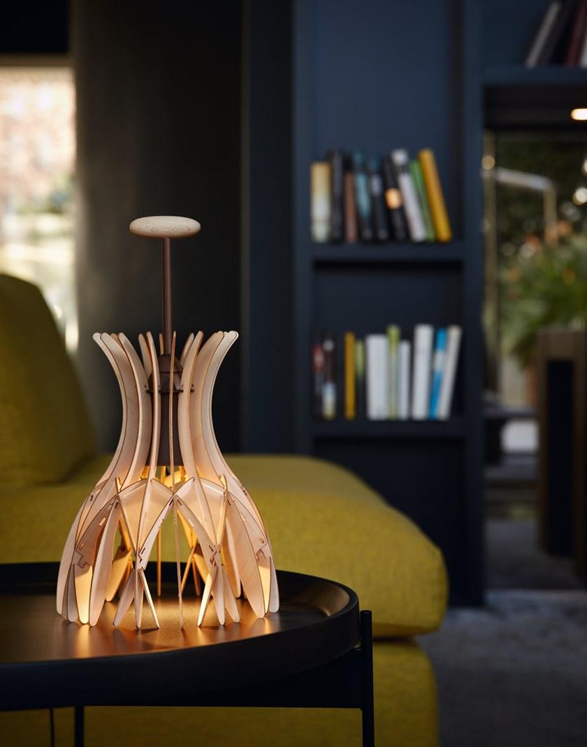 BOVER Настольная лампа из дерева Dome M/36 - Вид №2