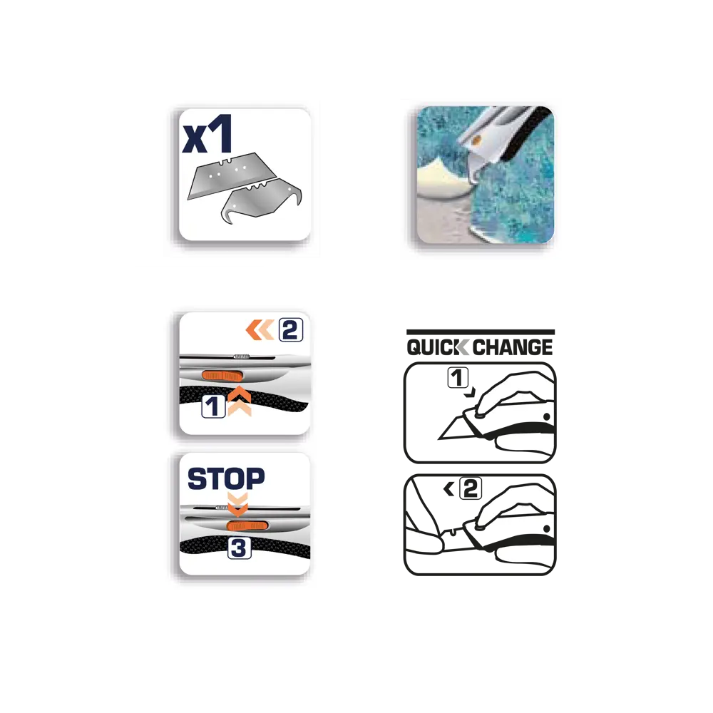 Нож Dexter 2в1 для гипсокартона и напольных покрытий 180 мм 83684296 STLM-0043441 - Вид №4