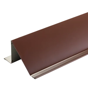 Снегозадержатель планка для металлической кровли 2 м 0.4мм RAL 8017 Коричневый