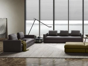 JESSE 3-х местный кожаный диван Simon