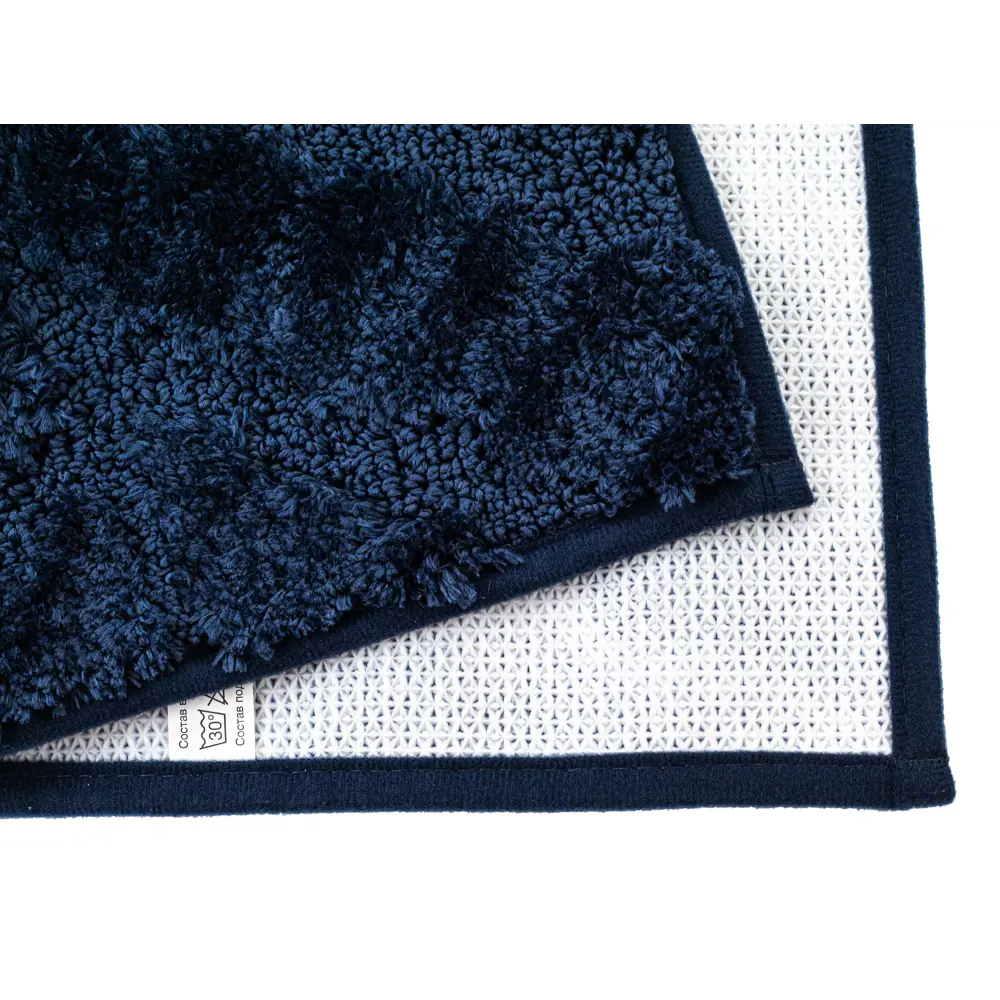 Коврик для ванной SWENSA Noor - уют и безопасность в синем цвете 89379328 STLM-1433356 - Вид №1