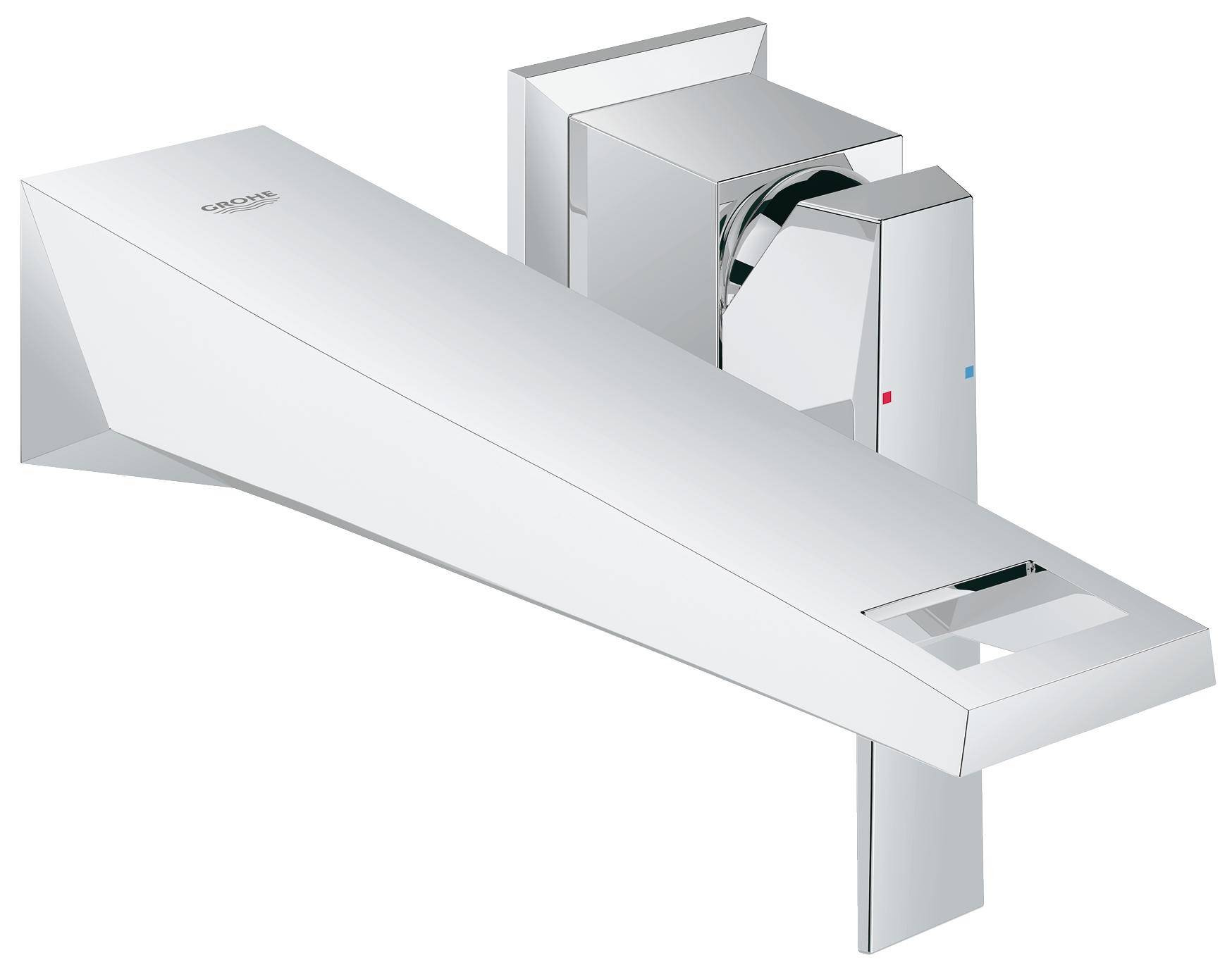 Смеситель для раковины GROHE Allure Brilliant на 2 отверстия, вынос 210 мм, хром (19783000)