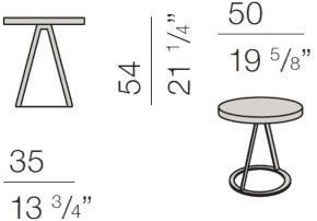 Bodema Круглый журнальный столик sun-id-1462437 - Вид №5