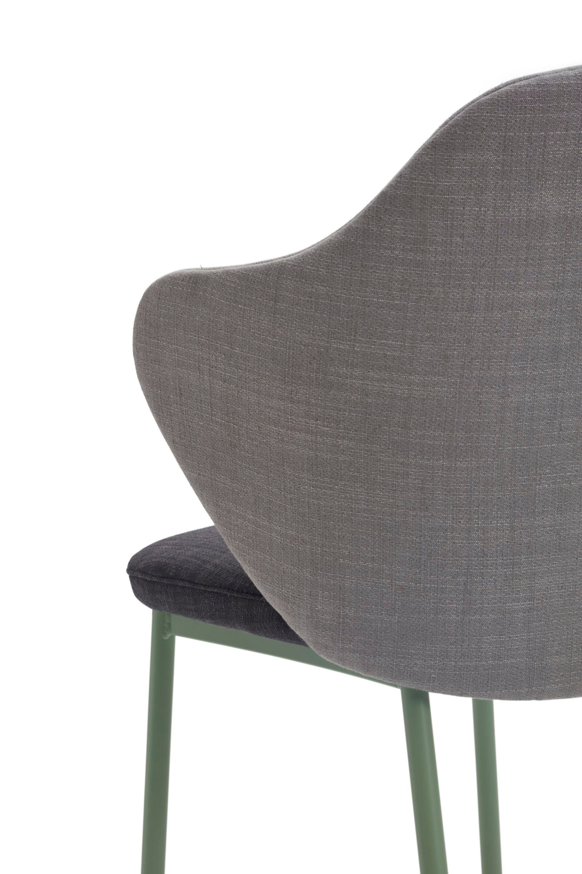 Высокий стул с тканевой подкладкой со спинкой Origins 1971 Page ARCH-00045276 - Вид №3