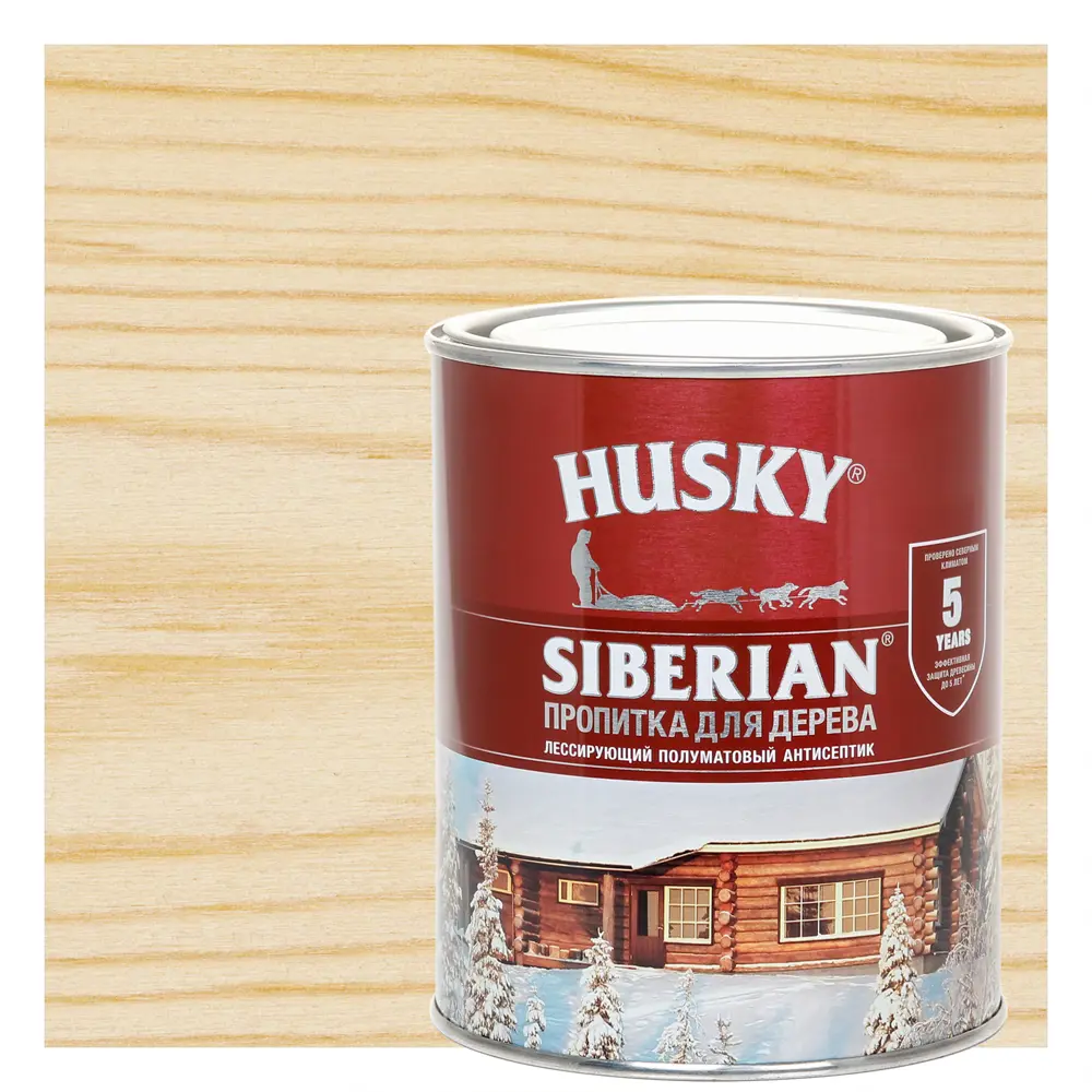 Husky Siberian - Декоративно-защитная пропитка для дерева 0,9 л 84392090 STLM-0049107