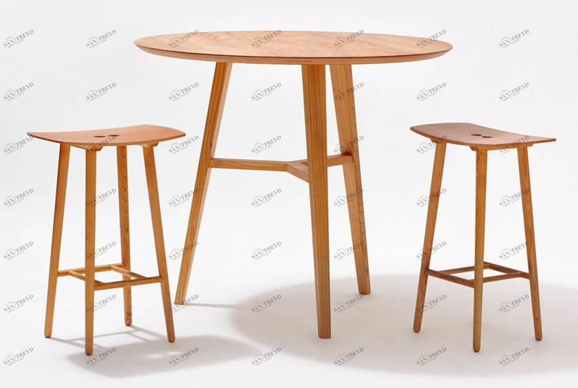 sixay furniture Высокий стол из массива дерева Finn sun-id-1456956