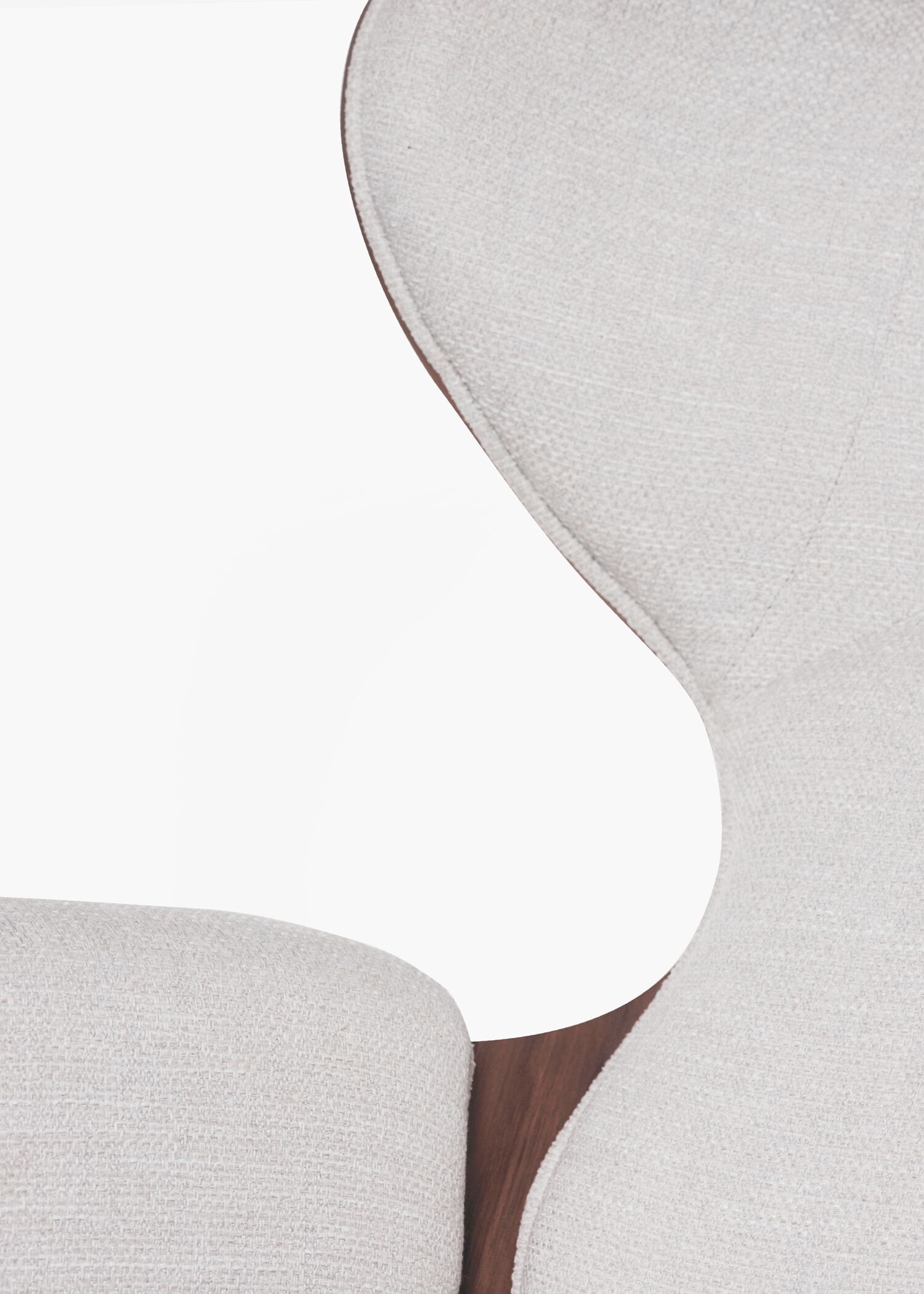 Тканевое кресло с высокой спинкой BD Barcelona LOUNGER ARCH-00090470 - Вид №11