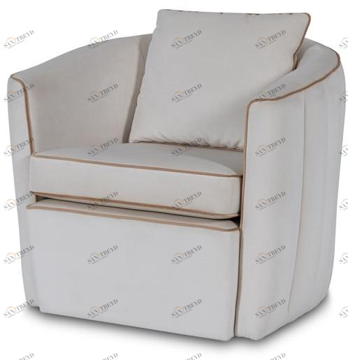 Stylish Club Мягкое бархатное кресло с подлокотниками Fortune Scf.f09