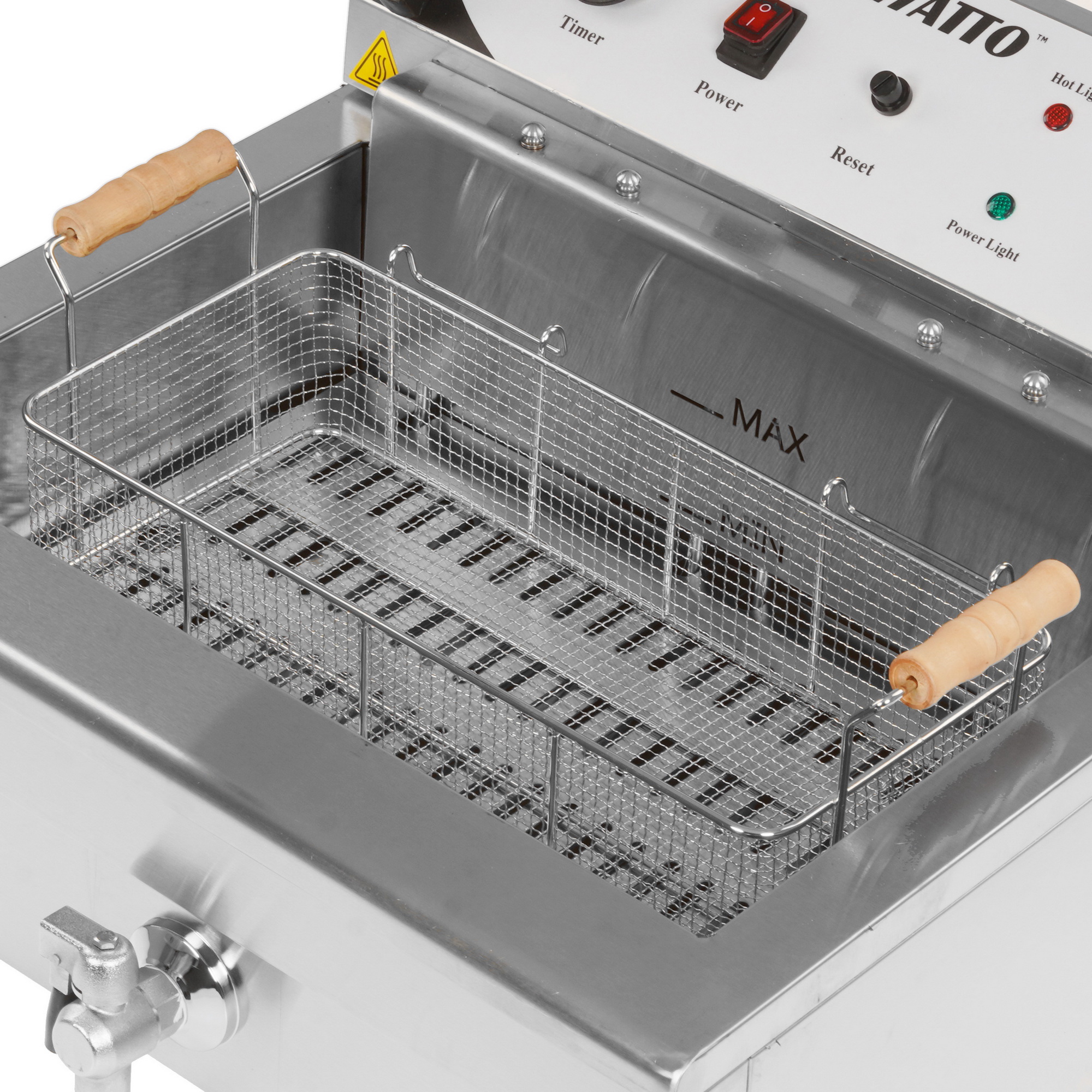 9126323 Фритюрница Viatto VA-MF48 серебристый STDN-0074145 - Вид №4