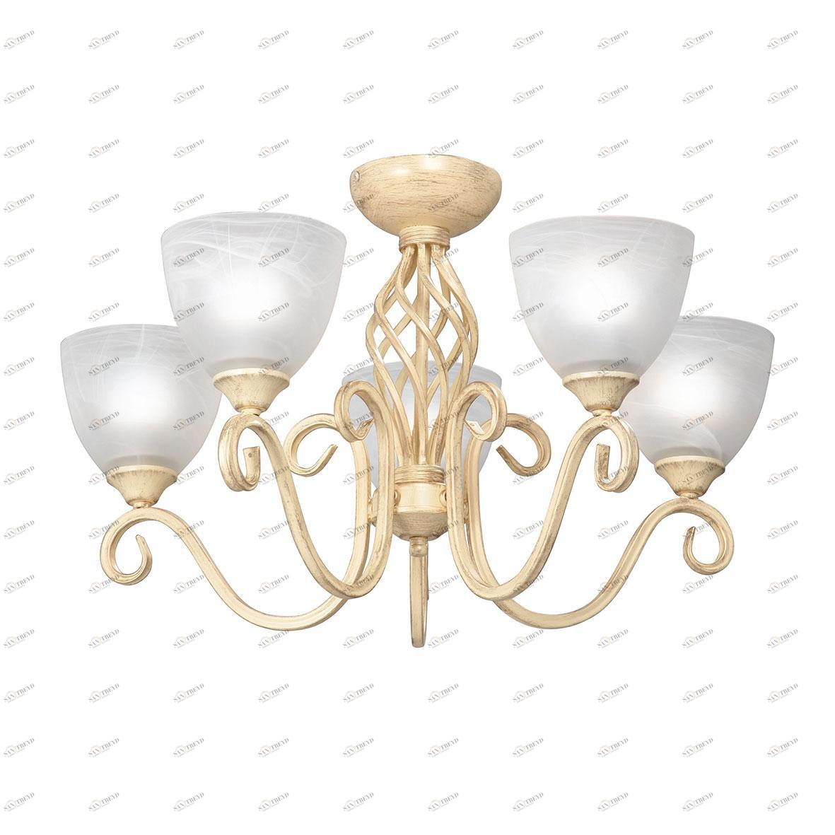 Потолочная люстра Vitaluce V1043/5PL VITALUCE ДИЗАЙНЕРСКИЕ 194076 Белый 