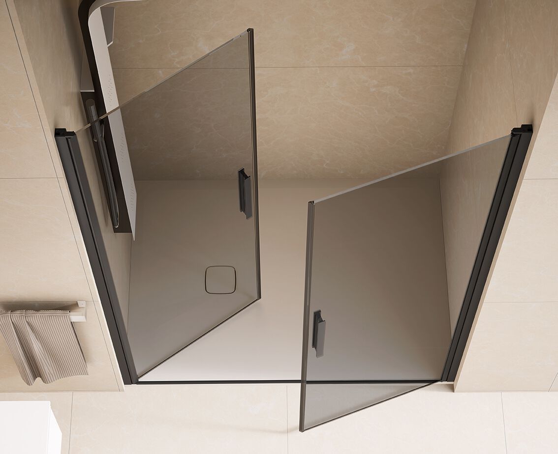 Стеклянная ниша душевая кабина с распашной дверью Gruppo Geromin Time Swing Plus ARCH-00057412 - Вид №1