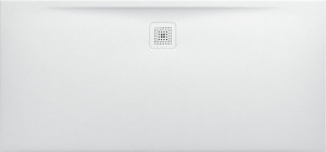 H2139570780001 Душевой поддон, материал Marbond, ультратонкий, прямоугольный, слив по длинной стороне LAUFEN PRO