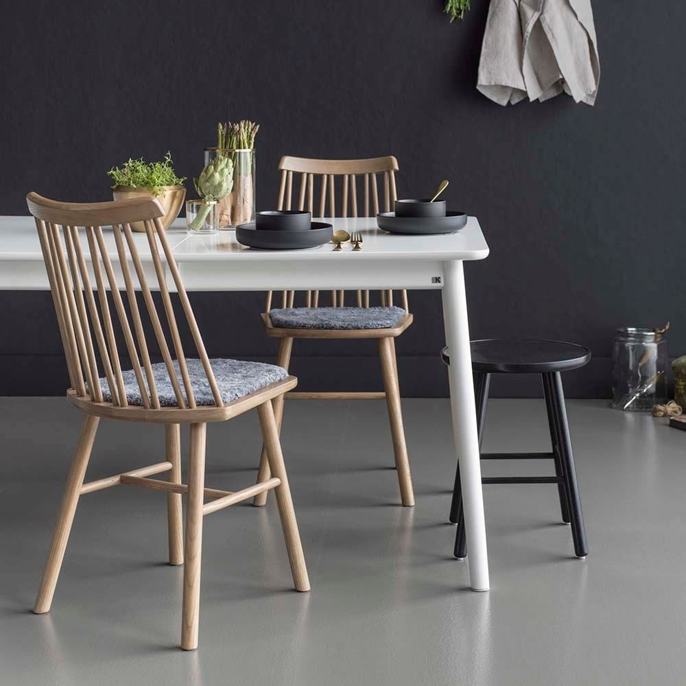 Табурет из ясеня с подставкой для ног Hans K ZigZag ARCH-00032032 - Вид №5