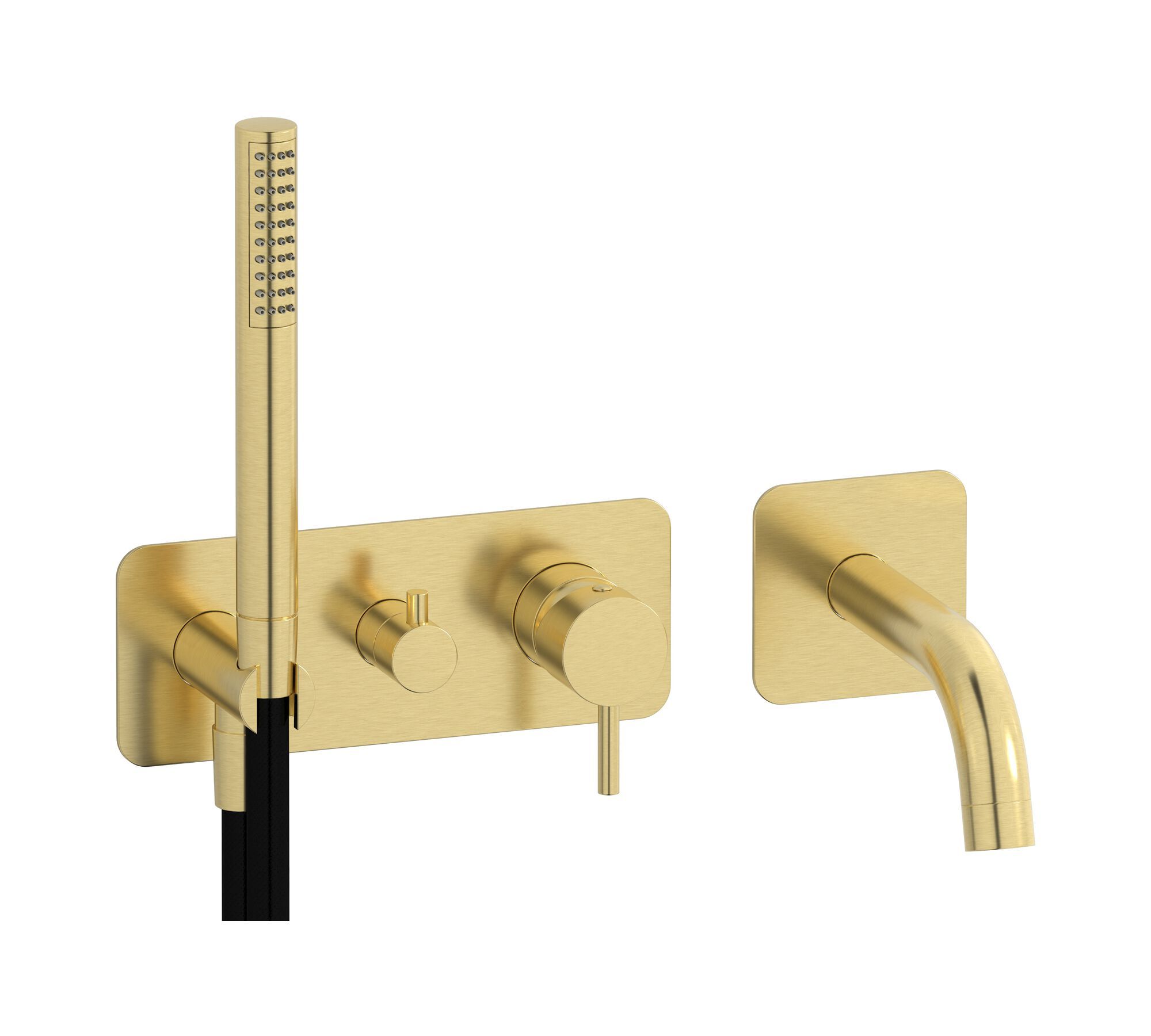 Смеситель для душа с 4 отверстиями и ручным душем IB Milano Torino ARCH-00080532 - Вид №4