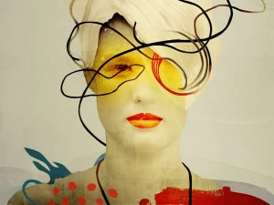 MOMENTI Авторский художественный принт Crazy home paintings Dh-013