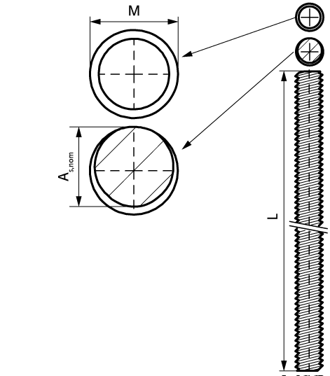 63039112 Монтажный элемент WIS Шпильки резьбовые WALRAVEN  - Вид №1