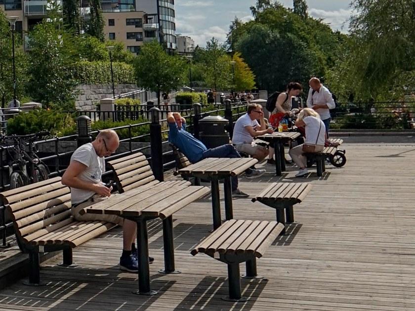 VESTRE Прямоугольный стол для пикника из стали и дерева Urban sun-id-1468624 - Вид №4