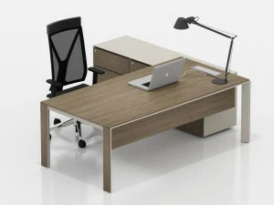 Tuna Ofis Рабочий стол со встроенной полкой Piu meno