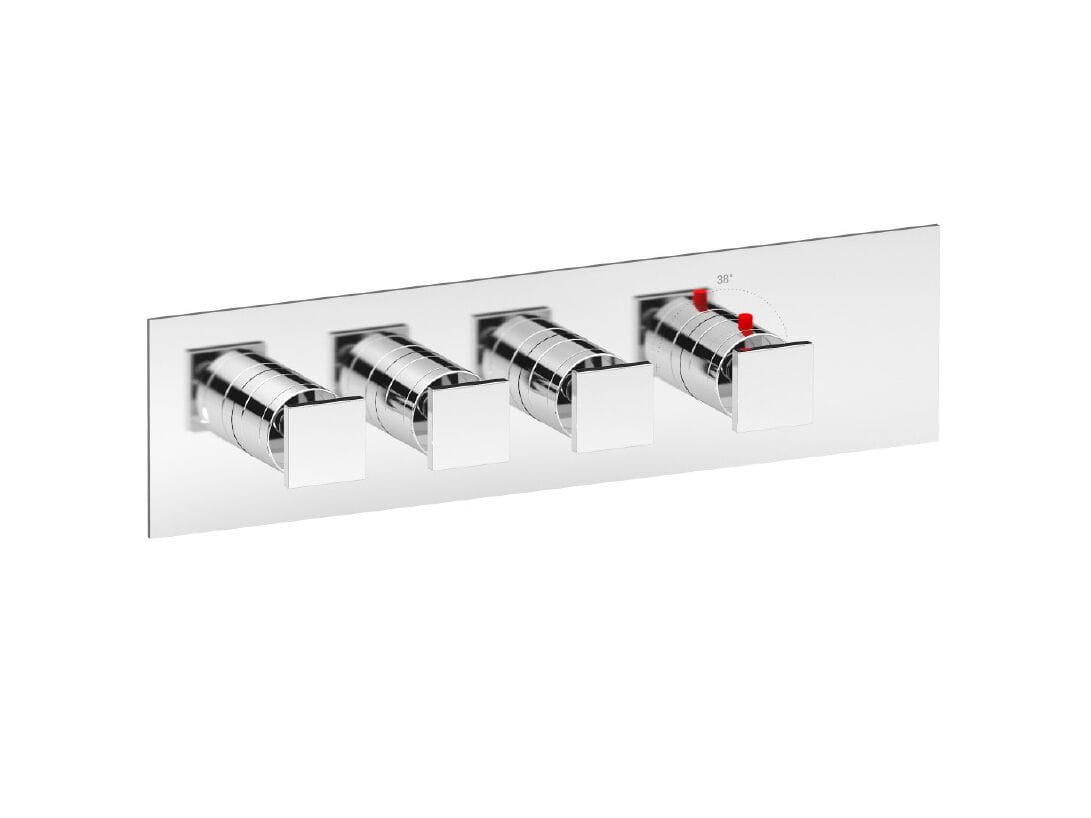 Термостатический смеситель для душа с 4 отверстиями Aquademy Square ARCH-00101526 - Вид №1