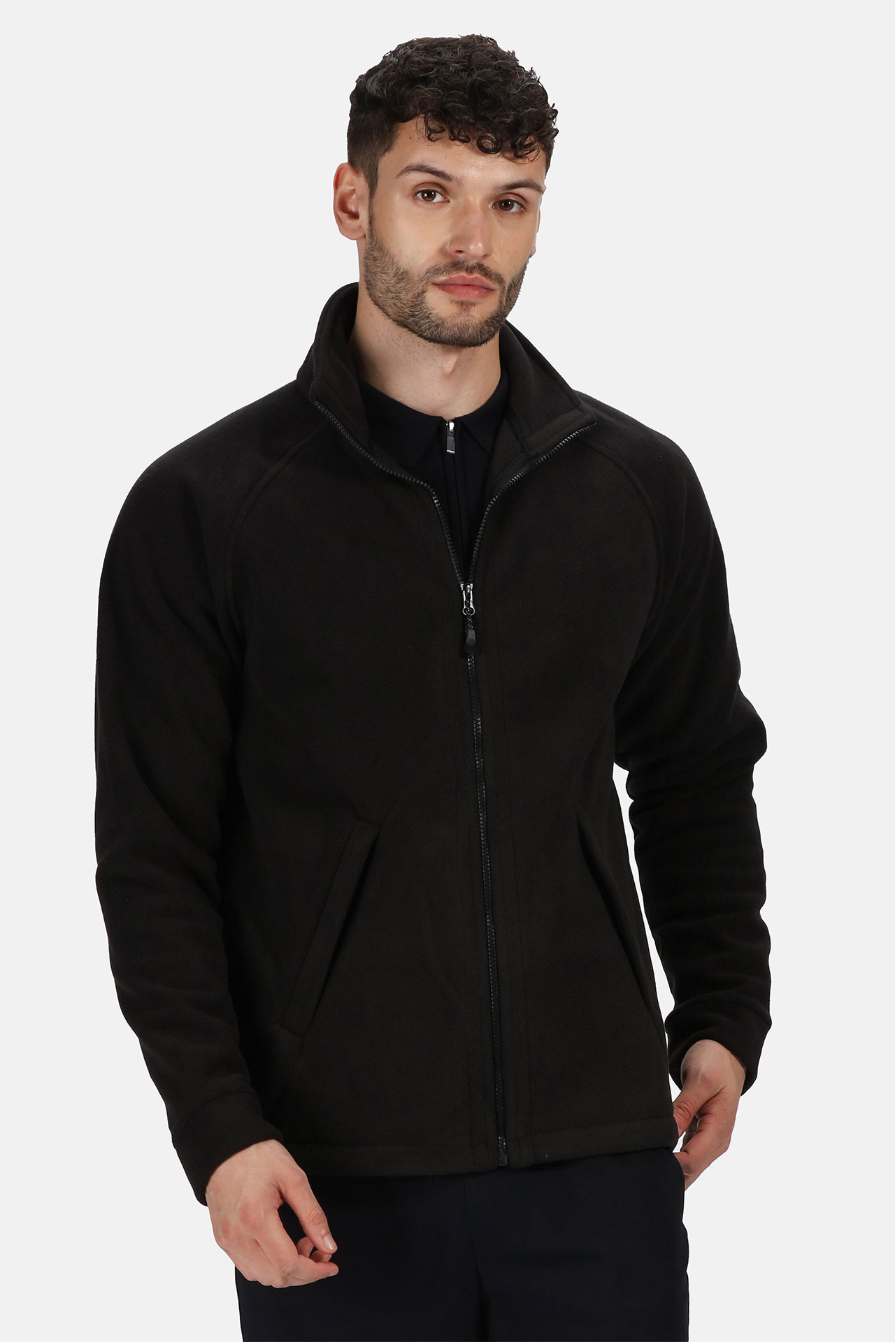 5046015 Куртка РЕГАТТА ПРОФЕШИОНАЛ СИГМА флисовая черная  Демисезонная одежда размер L (54-56) Спецодежда  - Вид №3