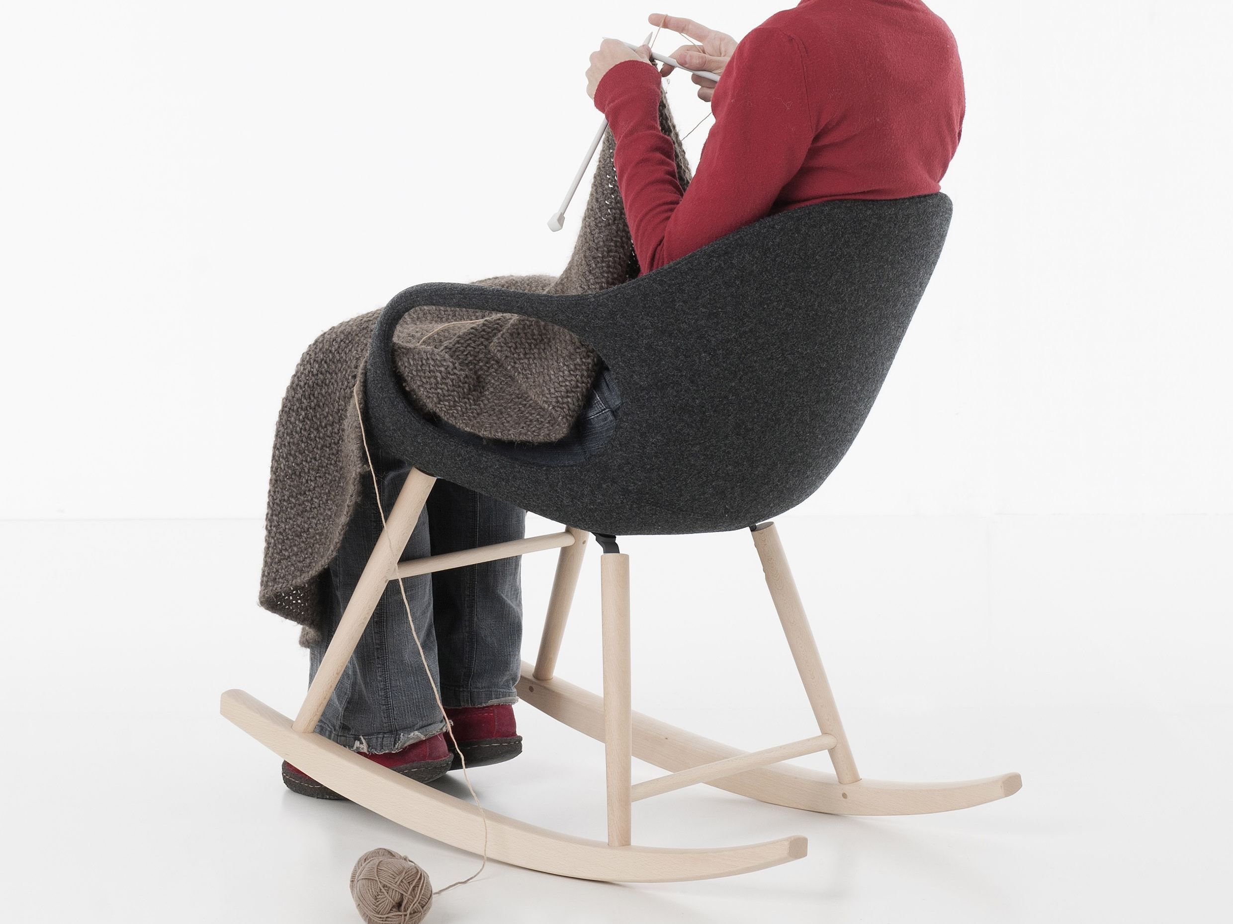 Тканевое кресло-качалка с подлокотниками Kristalia слон ARCH-00149948 - Вид №3