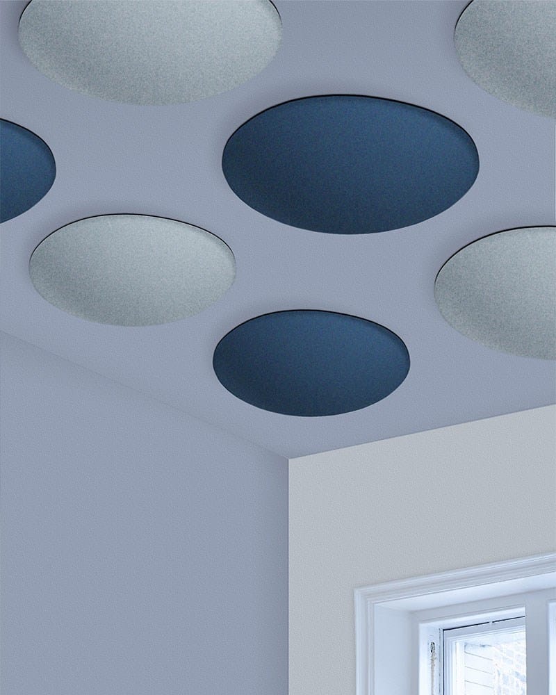 Красочные и легкие потолочные звукопоглощающие панели Slalom ECOrange ARCH-00131722 - Вид №1