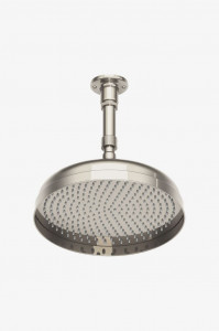 RGSH20 Регулятор, установленный на потолке, 12-дюймовая душевая лейка, рычаг и фланец Waterworks