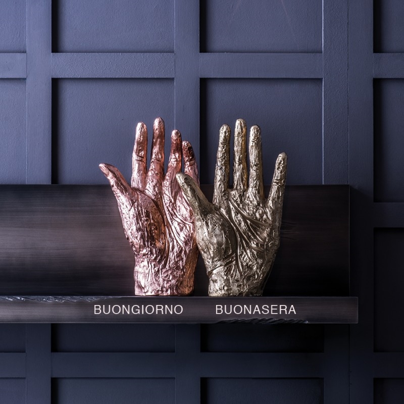 Q455/1X70 Скульптура Буонасера ​​(Добрый вечер) Adriani e Rossi Медь  - Вид №8