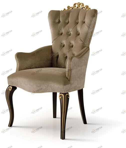 Carpanese Home Стул из тафтинга с подлокотниками Heritage 5011