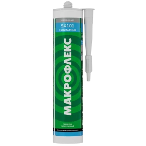 Санитарный герметик Makroflex для ванной и кухни 290 мл 83625422