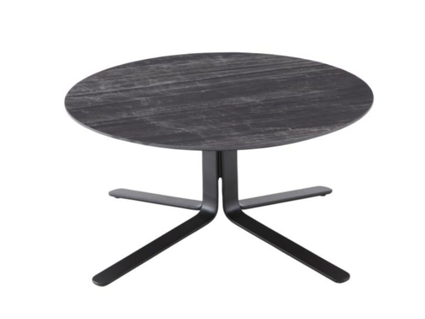 Низкий круглый журнальный столик из керамогранита Ligne Roset ARCH-00113778 - Вид №1