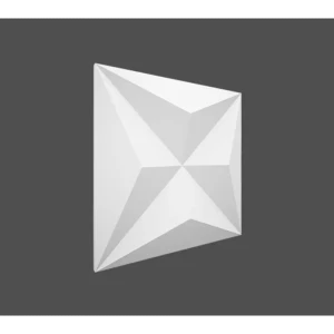 Панель 3D гипсовая ЛМ201 0.36 м² белый 4 шт.