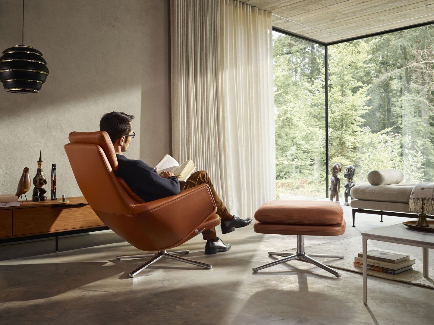 Мягкая подставка для ног VITRA Grand Relax ARCH-00087365 - Вид №16