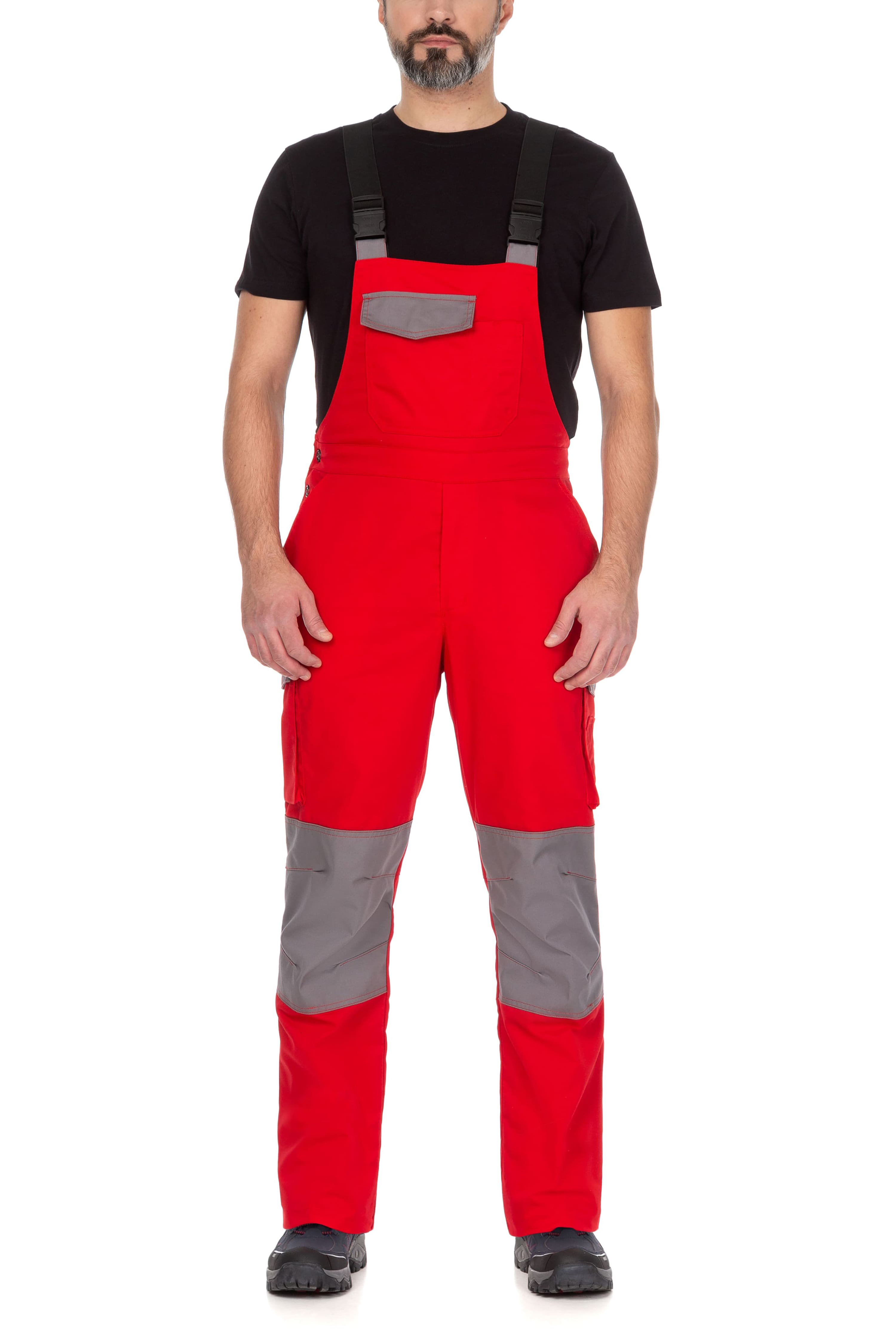 64647 Костюм  NEW 2 красный с серым STATUS  Летняя спецодежда  размер 60-62/182-188  - Вид №17