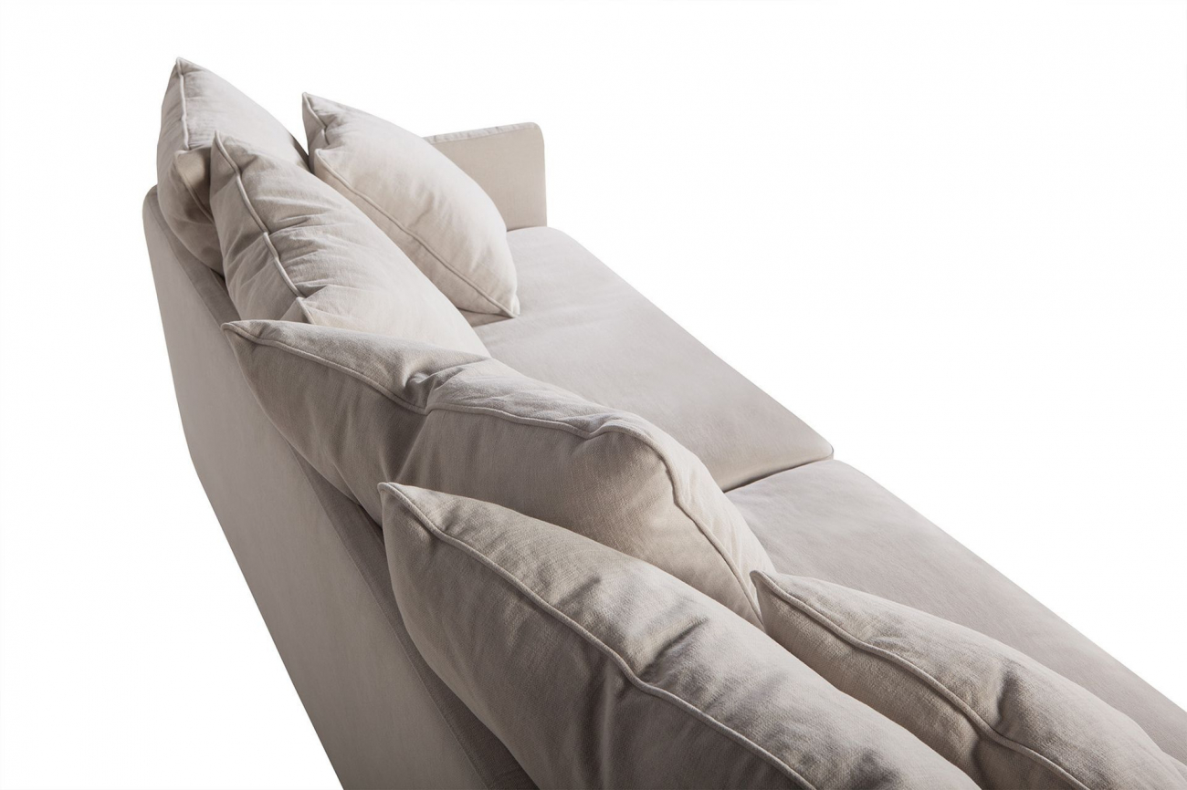 Диван Julia трехместный прямой светло-серый SITS ДИЗАЙНЕРСКИЕ, JULIA 192048 Серый  - Вид №6