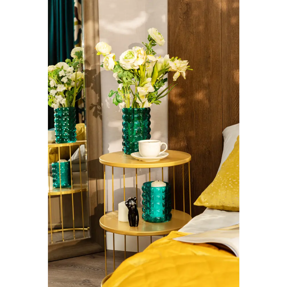 Ваза Авиньон малая цвет зеленый прозрачный EVIS STLM-2178633 - Вид №4