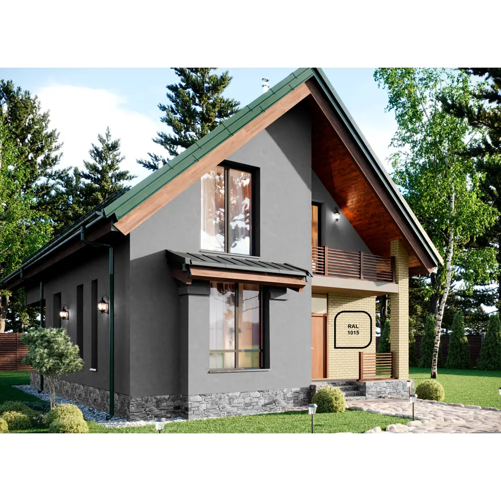 Jobi Siloxanfassad - фасадная краска с эффектом декоративной штукатурки 87003743 STLM-0858148 - Вид №3